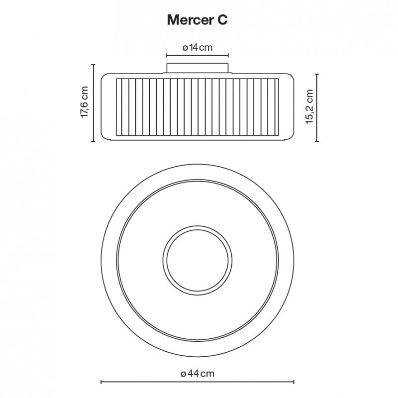 Marset - Mercer C plafondlamp - KOOT