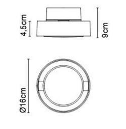 Marset - Plaff-on! 16 IP65 Plafondlamp/Wandlamp - KOOT