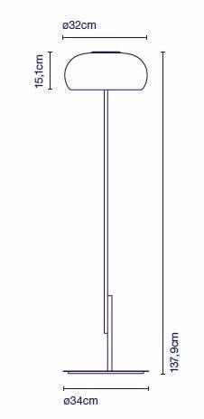 Marset - Vetra P LED vloerlamp - KOOT