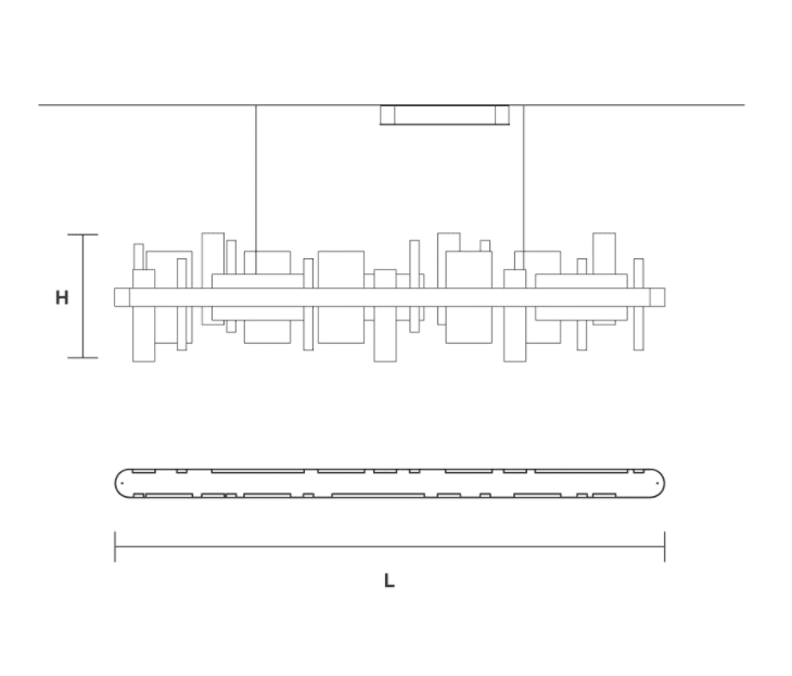 Masiero - Honice S150 Hanglamp gepolijst - KOOT