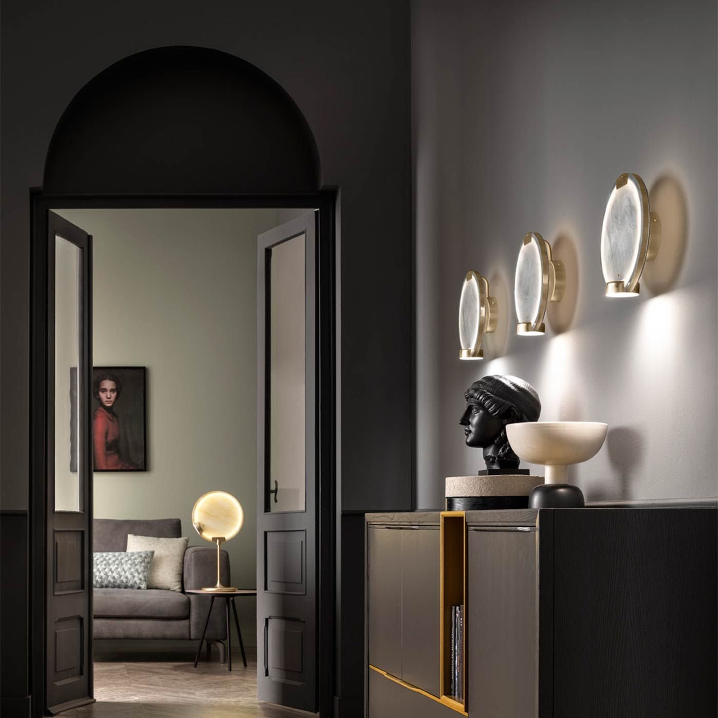 Masiero - Horo A Wandlamp messing - KOOT