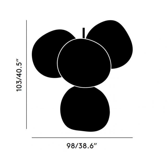 Tom Dixon - Melt LED kroonluchter klein - KOOT