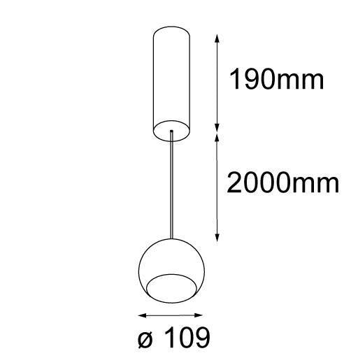 Modular - Marbul suspension LED Tre dim GI spots - KOOT