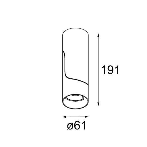 Modular - Semih 61 Plafondlamp LED Tre dim GI Spot - KOOT