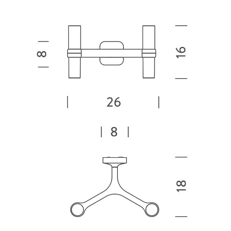 Nemo - Crown 2 wandlamp - KOOT