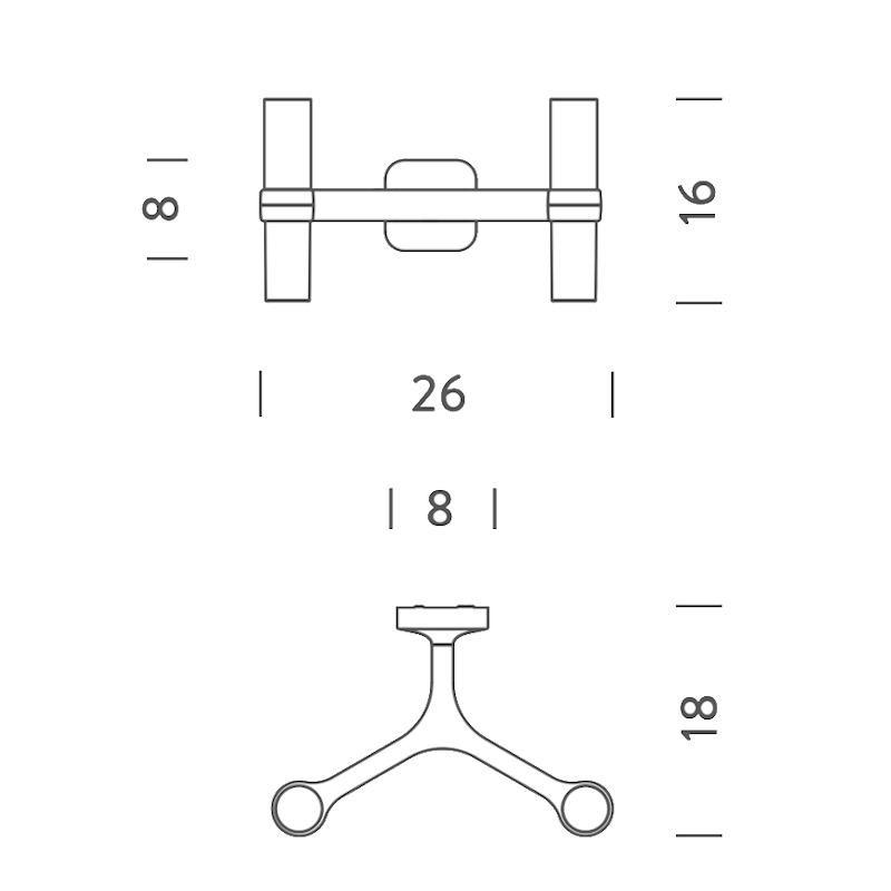 Nemo - Crown 2 wandlamp - KOOT
