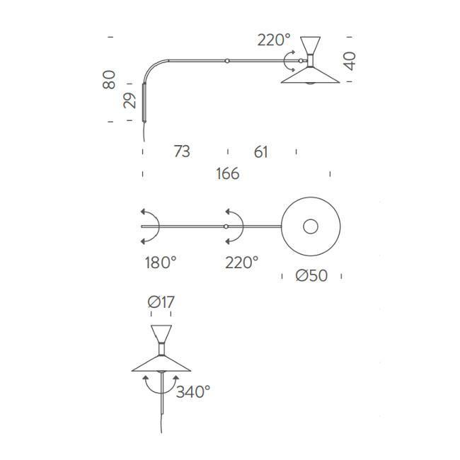 Nemo - Lampe De Marseille wandlamp - KOOT