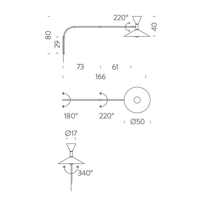 Nemo - Lampe De Marseille wandlamp - KOOT