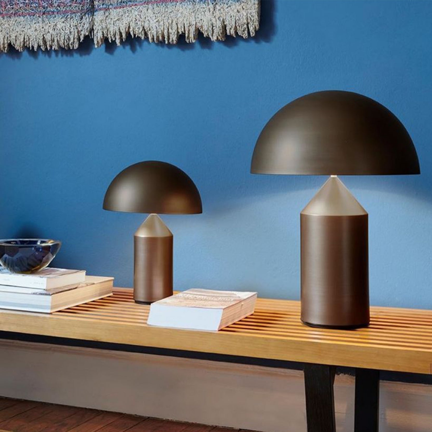 Oluce - Atollo Groot 233 Tafellamp - KOOT