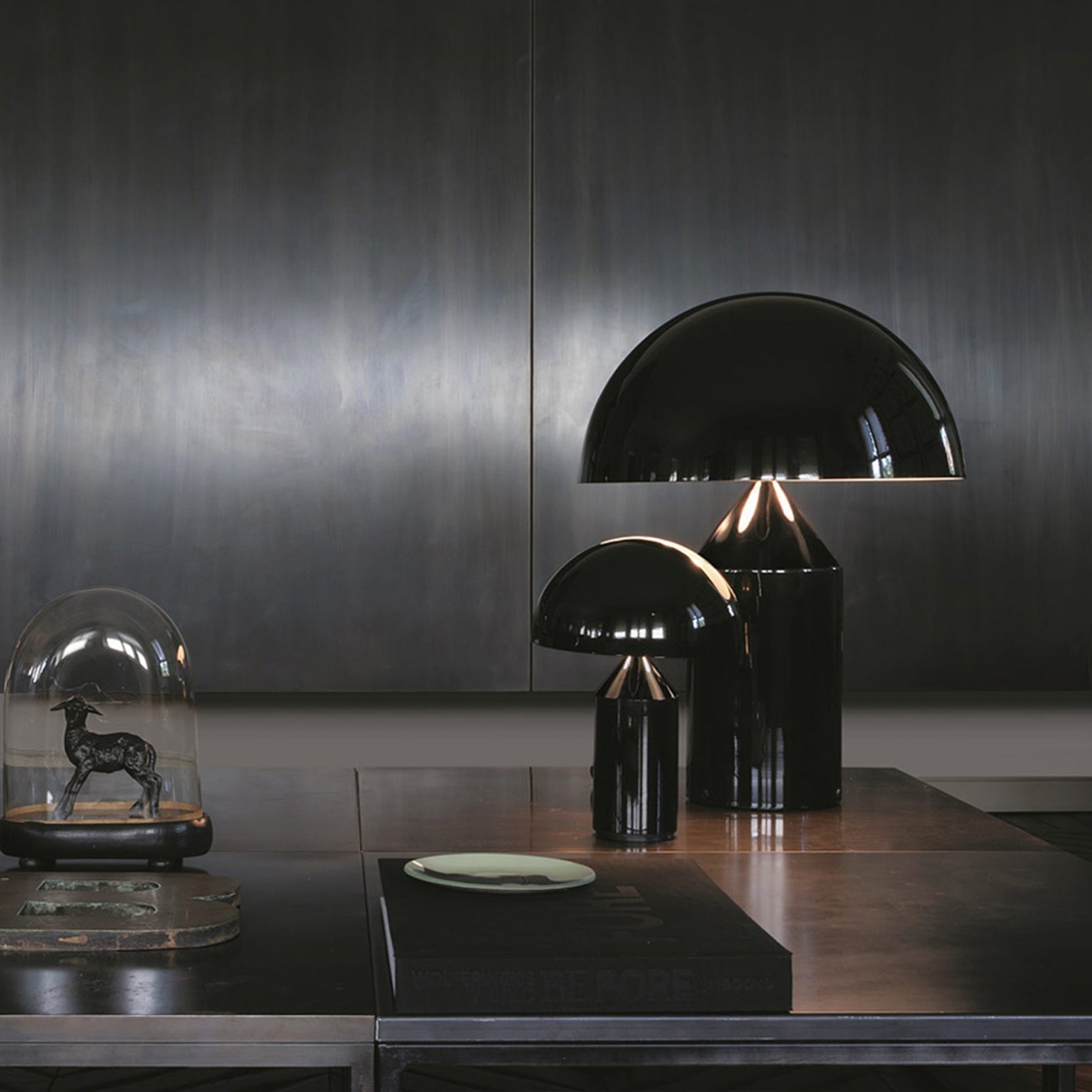 Oluce - Atollo Groot 233 Tafellamp - KOOT