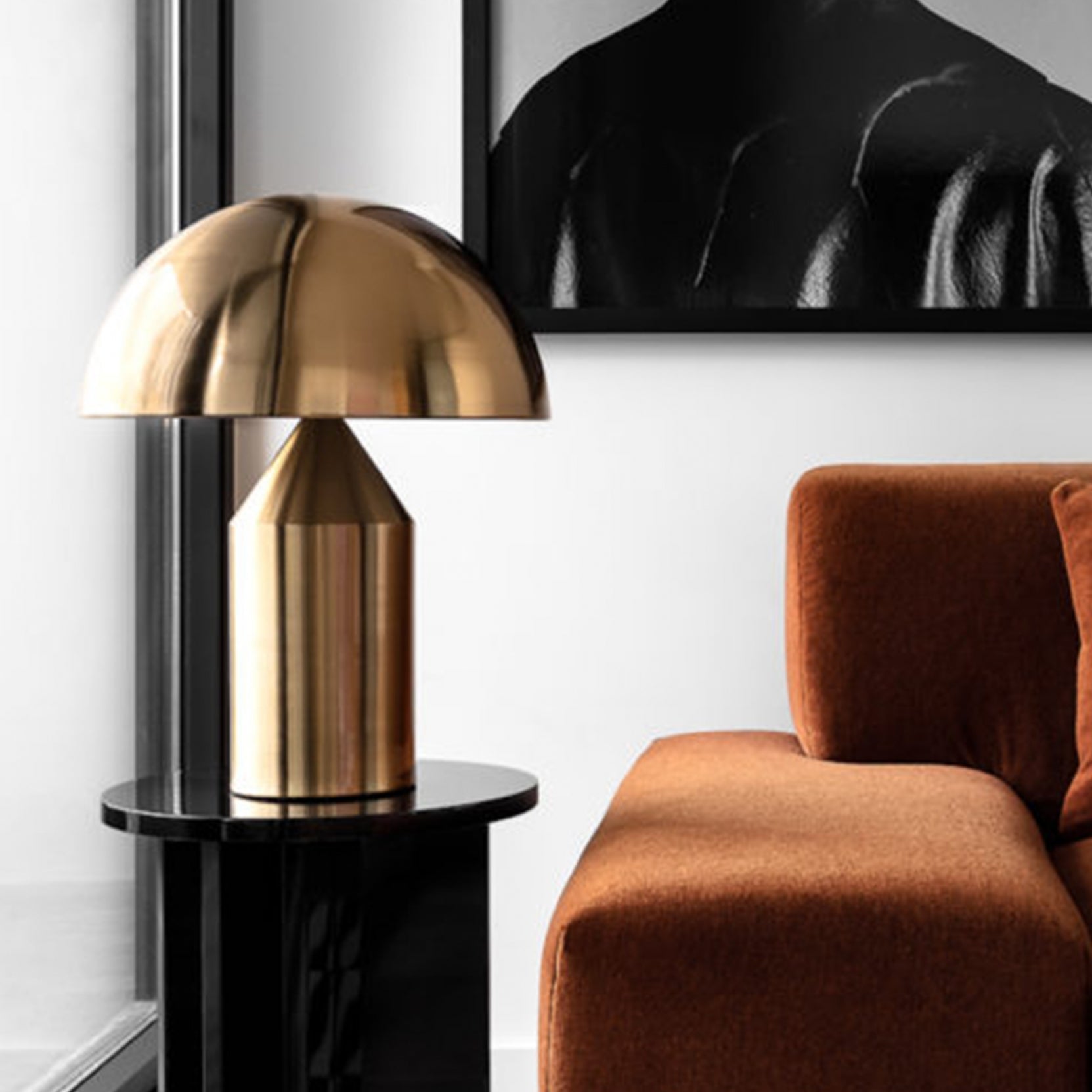 Oluce - Atollo Medium 239 Tafellamp - KOOT