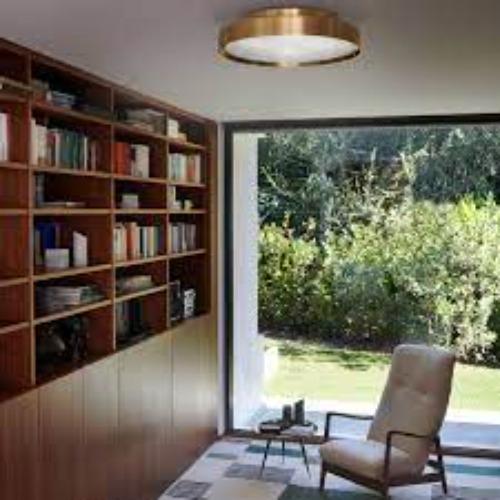 Oluce - Berlin wandlamp / plafondlamp messing - KOOT