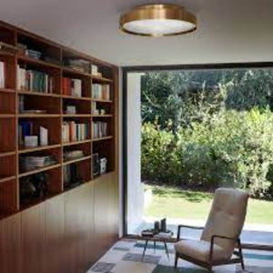 Oluce - Berlin wandlamp / plafondlamp messing - KOOT