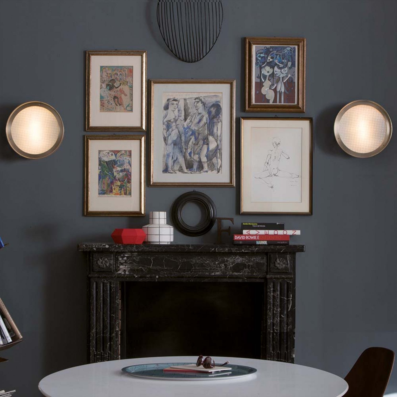 Oluce - Berlin wandlamp / plafondlamp messing - KOOT