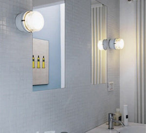 Oluce - Fresnel wandlamp LED chroom - KOOT