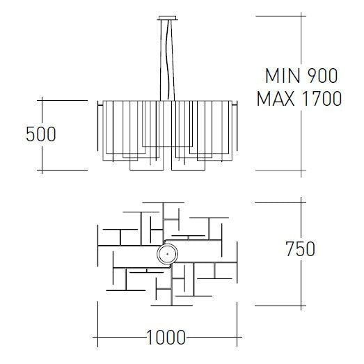 Pallucco - Alexandra 1 Hanglamp Metaal Grijs / Wit - KOOT