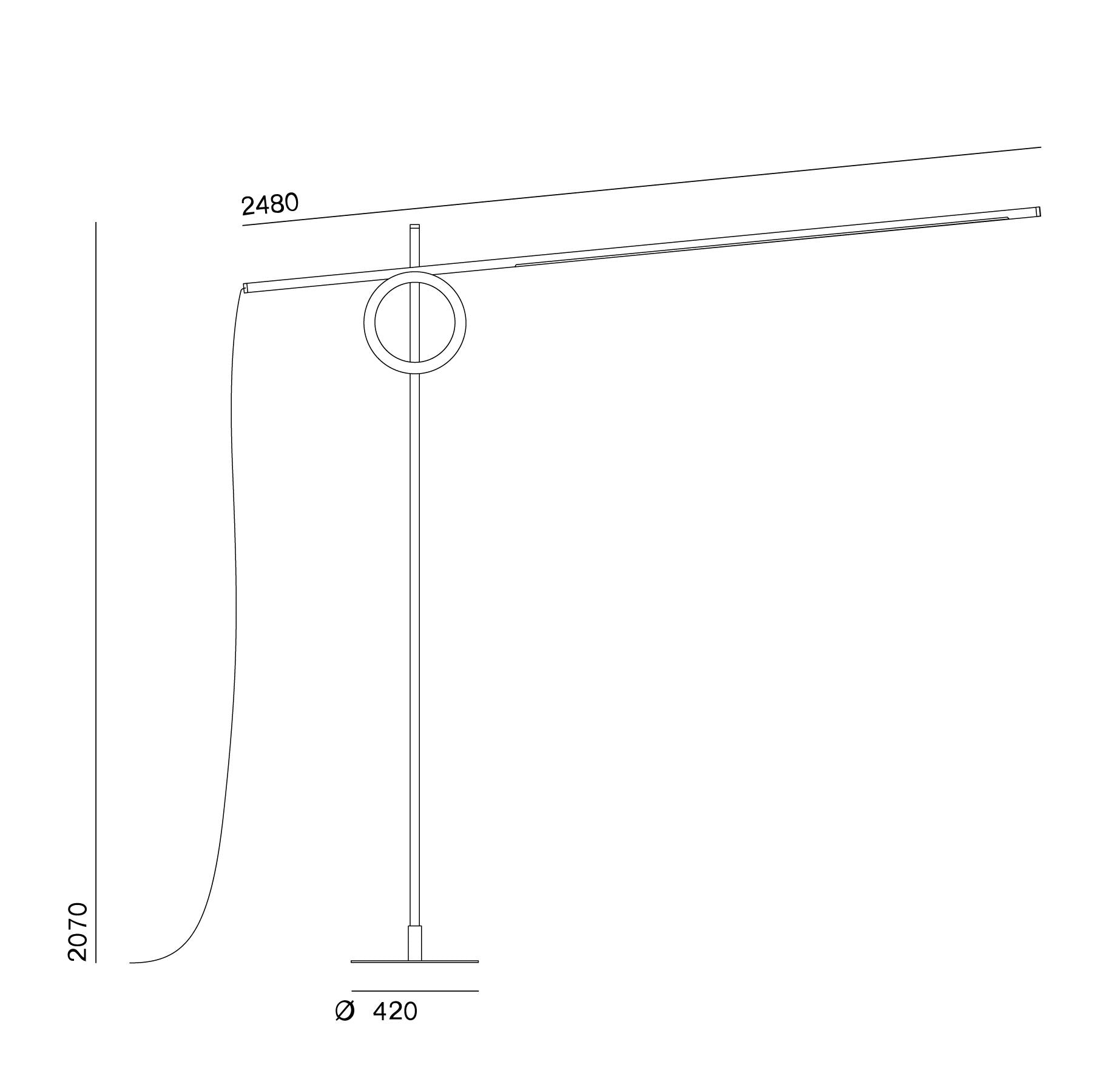 Pallucco - Tangent XL Vloerlamp - KOOT