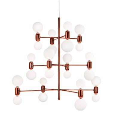 Parachilna - Aballs Chandelier 12 Hanglamp - KOOT