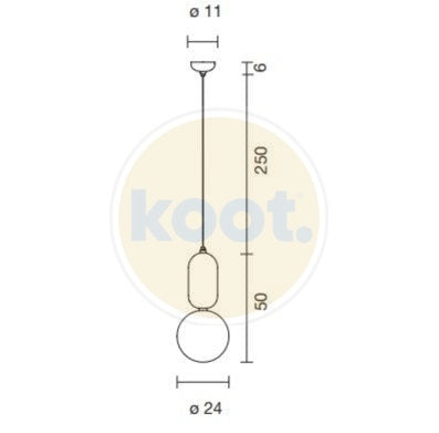Parachilna - Aballs T ME Hanglamp - KOOT