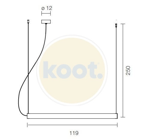Parachilna - B15 T H PE Hanglamp - KOOT