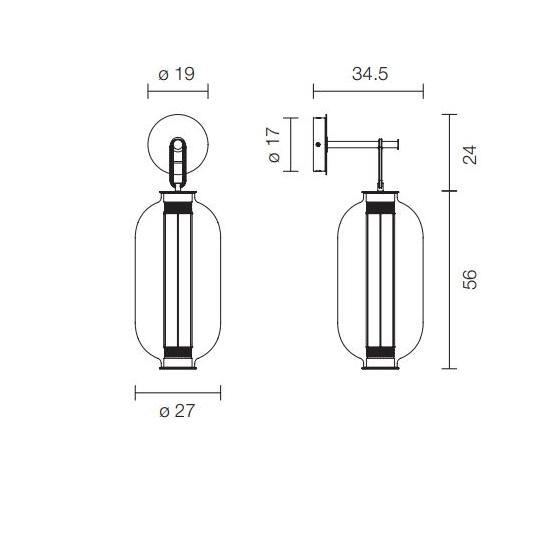 Parachilna - Bai A BA BA Wandlamp - KOOT