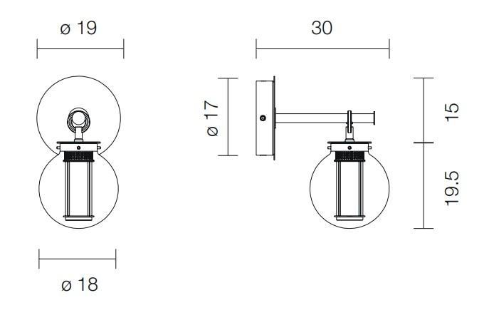 Parachilna - Bai A DI DI Wandlamp - KOOT