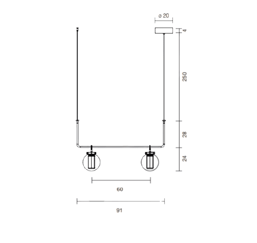 Parachilna - Bai Chandelier II Hanglamp - KOOT