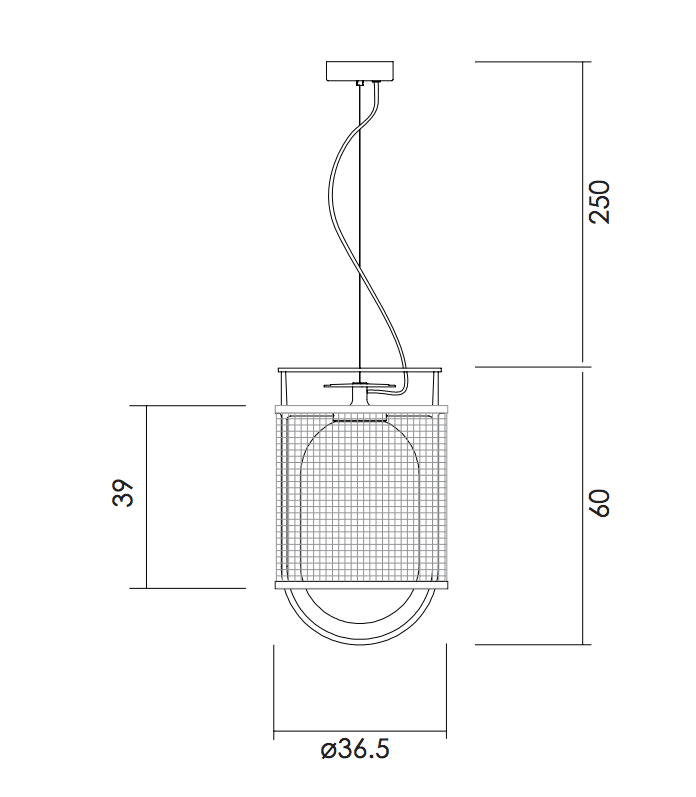 Parachilna - Denglong In / Out Hanglamp - KOOT