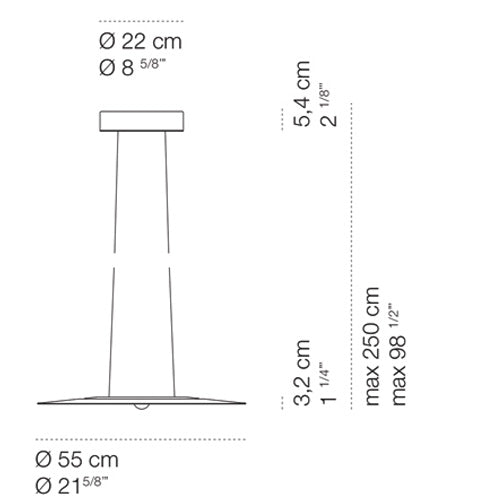 Cini & Nils - Passepartout55 phase-cut dimmable  Hanglamp - KOOT