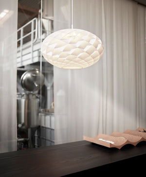 Louis Poulsen - Patera Oval 500 LED-DA 27K hanglamp wit - KOOT