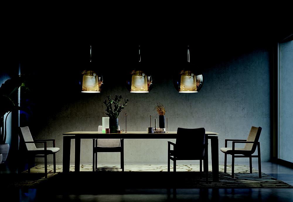 Penta - Glo Groot 2mt Hanglamp - KOOT