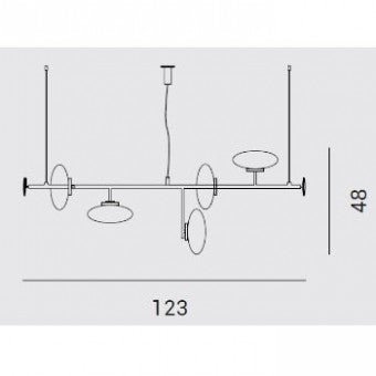 Penta - Mami Horizontaal Hanglamp - KOOT
