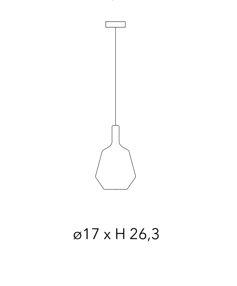 Penta - MoM Fatty 2mt Hanglamp - KOOT