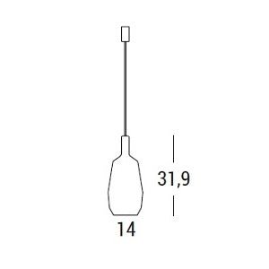 Penta - MoM Slim 2mt Hanglamp - KOOT