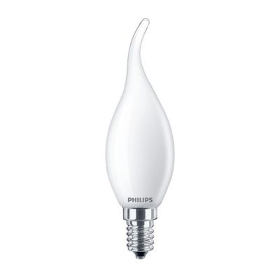 Philips - Corepro LEDcandle E14 Gebogen Punt Mat 2.2W 250lm - 827 Warm Wit – Vervangt 25W - KOOT
