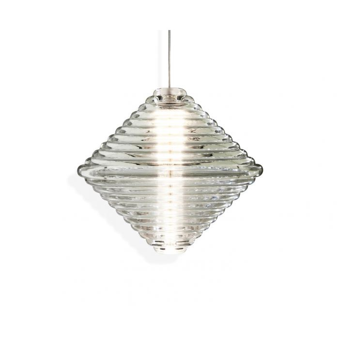 Tom Dixon - Pressed Glass Light Cone Pendant LED Glanzend - KOOT