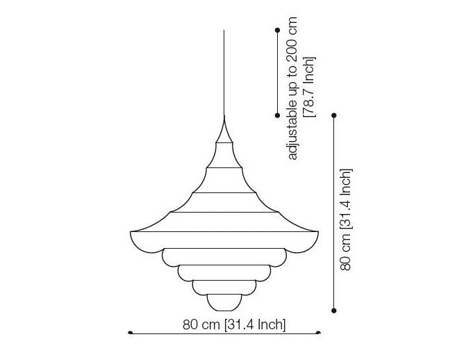 Quasar - Crystal Galaxy D80 Hanglamp - KOOT
