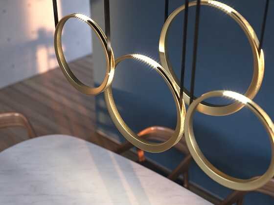 Quasar - Moonlight Triple 50-50-40 Hanglamp - KOOT