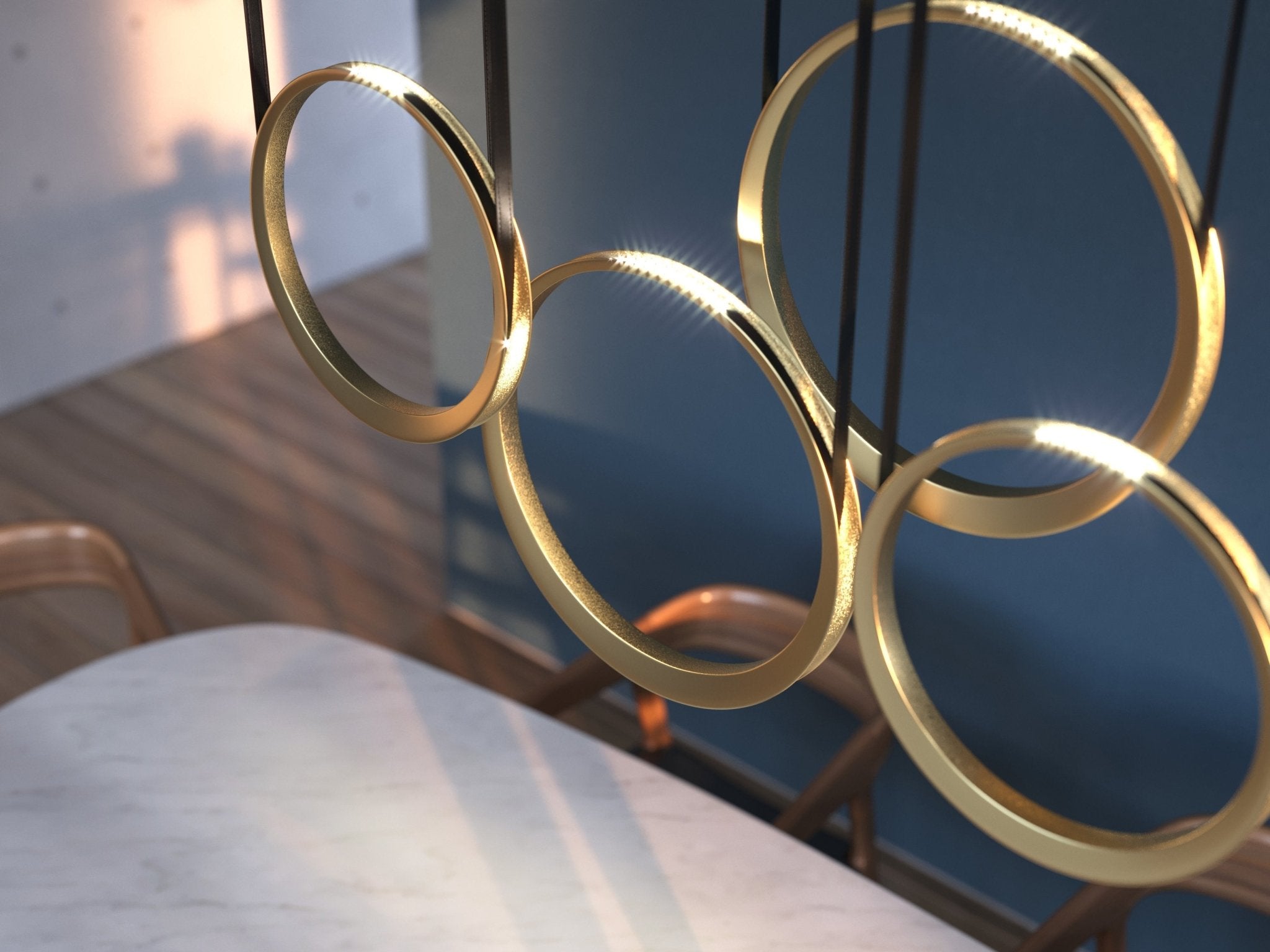 Quasar - Moonlight Triple 50-50-40 Hanglamp - KOOT