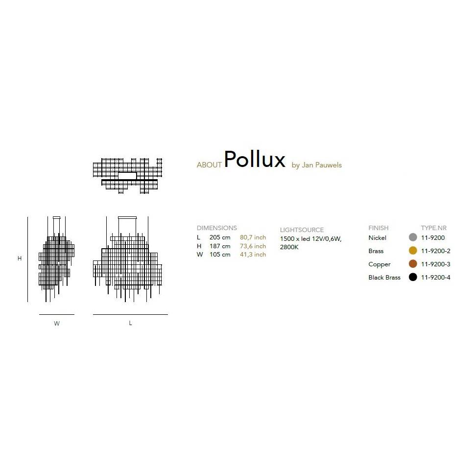 Quasar - Pollux 205 Hanglamp - KOOT