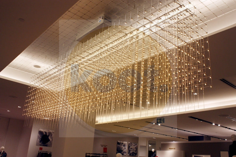 Quasar - Cosmos Square 100 LED hanglamp Koper - KOOT