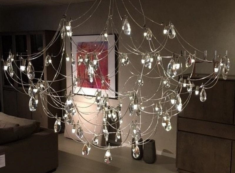 Quasar - Crystal Galaxy D160 hanglamp Koper - KOOT