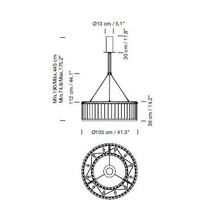 Santa Cole - Estadio hanglamp - KOOT
