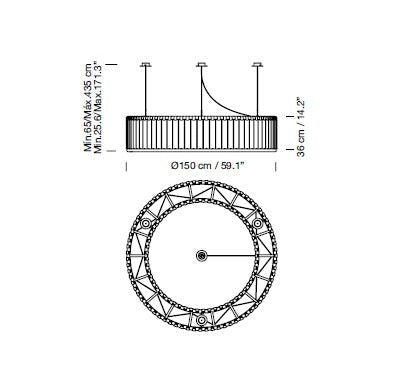 Santa Cole - Estadio hanglamp - KOOT