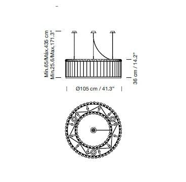 Santa Cole - Estadio hanglamp - KOOT