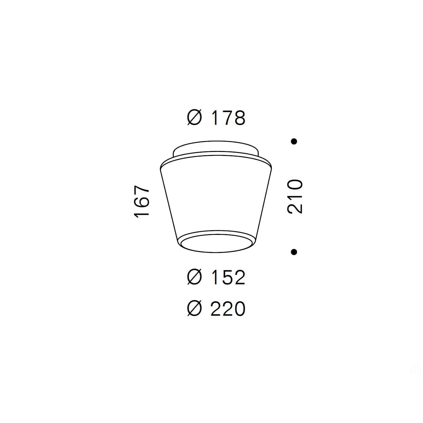 Serien - Annex Ceiling M LED plafondlamp - KOOT