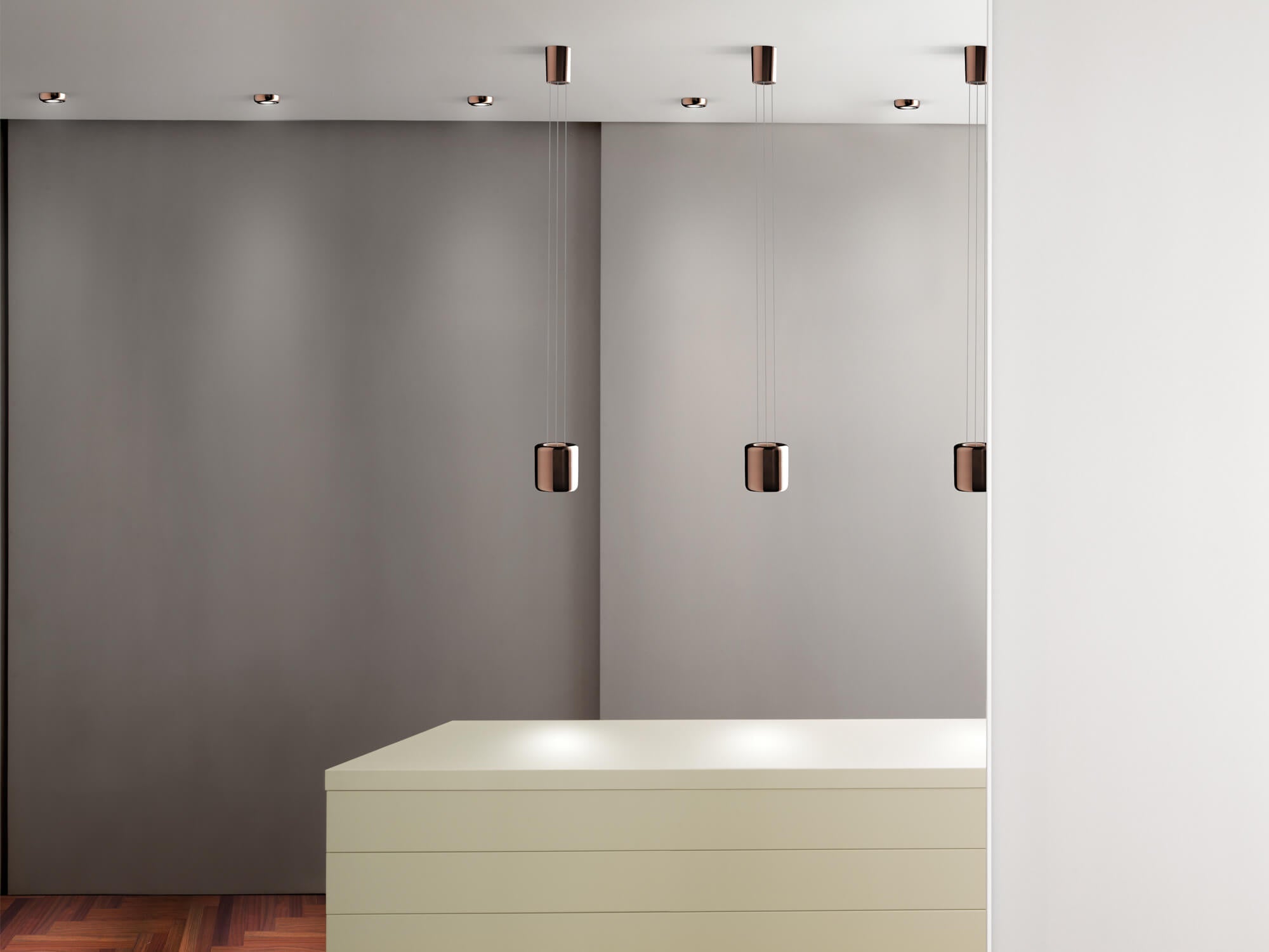 Serien - CAVITY L 20W LED hanglamp wit - KOOT