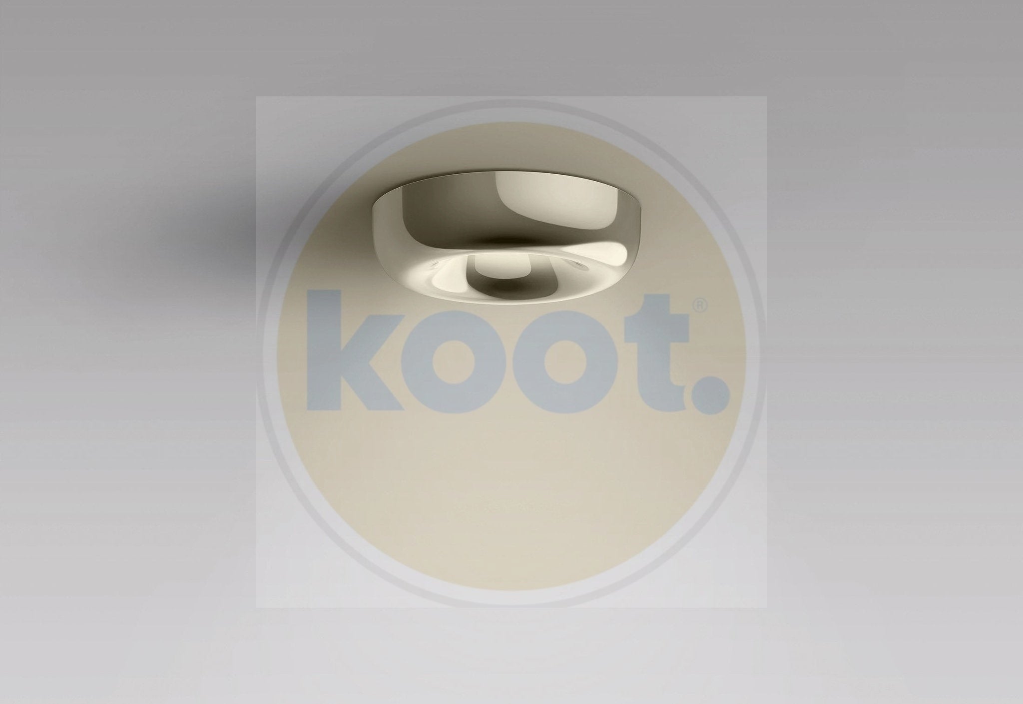 Serien - CAVITY Recessed S LED plafondlamp bronzen afwerking - KOOT