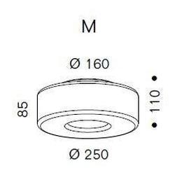Serien - CURLING Ceiling M plafondlamp glas - KOOT