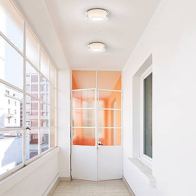 Serien - CURLING Ceiling S plafondlamp acryl / cilindrisch - KOOT